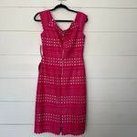 Eliza J Women’s 10 Pink Laser Cut Career Office Core Dress New Photo 4