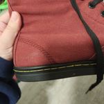 Dr. Martens Storeditch Red Canvas Lace Up Boots Size EU 41 Photo 5