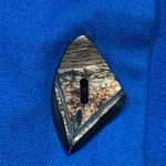 Vintage Indigo Moon Embroidered Blue Floral Embellished Asian Longline Jacket 1X Photo 7