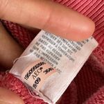 American Eagle Y2K AEO Pink Hoodie Peace Love Graphic Sweatshirt Photo 2