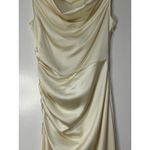 S'edge Elsa Satin Midi Dress Marshmallow Cream Size Small NWT New Years Bridal Photo 8