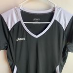 ASICS  Black & White Volleyball Blocker Short Sleeve Shirt Photo 5
