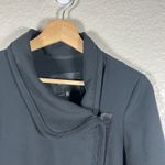 Aritzia  Babaton Womens Black Wrap Coat XXS Jacket Duster Longline Minimalist Photo 2