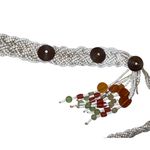 Handmade Vintage Hand Beaded Boho Belt Photo 2