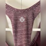 Lululemon  Maroon/ Purple Turbo
Stripped Tank Photo 2