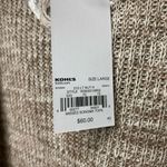 Sonoma Women's Sweater Goods for life Size L Brown Hoodie Open Cardigan Photo 4