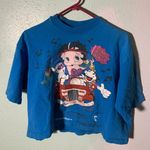 Betty Boop VERY RARE Vintage 90s  Crop Top Tee sz L Photo 0