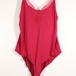 American Rag NWT Bodysuit in Red Photo 2