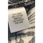 Croft & Barrow  Black and White Floral Jacket  Size XL Photo 7