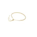SHASHI Diamond Tennis Pull Bracelet in Gold One Size Womens Crystals Photo 8