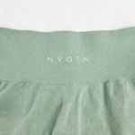 NVGTN Womens Seamless High Waisted Athletic Gym Workout Shorts Size S Sage Green Photo 3