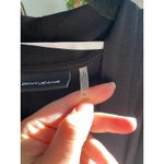 DKNY  Rib Knit Long Open Black Cardigan Duster XL Oversized Minimalist Cozy Sleek Photo 3