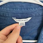 American Eagle NWOT | American‎ Eagle women’s denim button-front dress — medium Photo 2