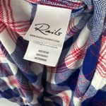 Rails  red flannel shirt dress size small Photo 4