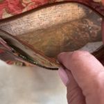 VAN RYZIN DESIGN FLORAL DESIGN CROSSBODY ADJUSTABLE STRAPS ONE POCKET ON FRONT Tan Photo 8