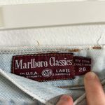 Marlboro Vintage  Classics light wash, high waist cigarette jeans Photo 5