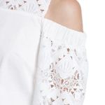 Ted Baker White Taluah Cold Shoulder Lace Top Photo 4