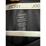 Jockey Black Athletic Short Sleeve Workout VNeck TShirt Size Medium Workout Photo 4