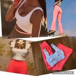 NWOT Good Karma Flare legging & Good Karma Square Neck Bra size M/L Size M Photo 1