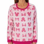 Disney NEW Ladies' Fleece PJ Set - Minnie size XL Pink Photo 2