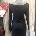 Sexy Women Off Shoulder Long Sleeve Party Mini Dress Size M Black Size M Photo 4