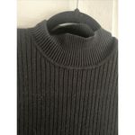 Madison Grey Women's Black Sleeveless‎ Mock Turtleneck Medium Sweater Classic Photo 1
