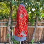 Charlotte Ford II Jacket Blazer Size 8 Red Photo 1