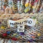 Multicolor Confetti Knit Oversized Balloon Sleeve Sweater Size Medium Mainstrip Photo 6