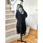 Pretty Little Thing Black Illusion Lace Long Sleeve Mini Dress Whimsygoth Photo 2