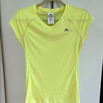 Adidas  Women's Yellow Sports Top Photo 0