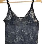 Black lace camisole Medium Large sexy boudoir vintage style retro layering pinup Photo 1