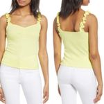 BP Yellow Ruffle Strap Tank Top NWT Photo 1