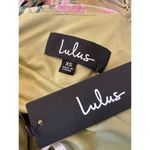 Lulus  Shining Brightly Green and Pink Floral Jacquard Mini Dress Size XS NWT! Photo 4