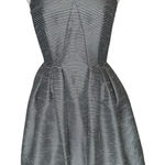 Jill Stuart  Strapless Corset Jacquard Stripe Mini Dress Photo 0