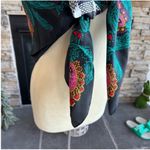 Diane Von Furstenberg  Black and Multicolor Scarf Photo 10