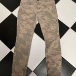 Current/Elliott Silverlake Camo Denim Jeans Zippered Hem Moto Olive Green Tan 29 Photo 5
