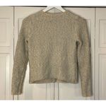 Boden Wool tweed metallicāknit cardigan blazer size 4 Silver Photo 8