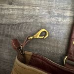 Lucky Brand Leather and Canvas  Large Tote Photo 5