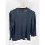 Alfred Dunner Black Jungle Habitat Animal Print Cardigan Top Women Size PXL NWT Photo 1