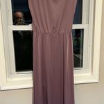 Vintage 1960 Boat Neck Evening Dress Size 14 Purple Photo 0