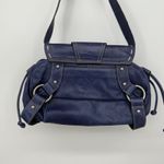 Hype Blue/Purple Leather Buckle Shoulder Bag Y2k Style Blue Photo 8