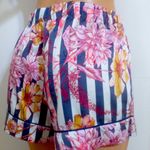 Victoria's Secret Victoria’s Secret Floral Striped Satin Sleep Pajama Shorts Photo 5