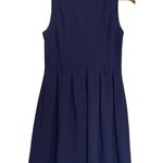 Theory Ardi Sleeveless Cobalt Blue Nylon Blend Stretch Women's Size 4 Photo 2