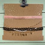 🆕 Gold & Pink Five Choker Necklace Set Photo 0