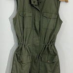 Charlotte Russe Womans  XS Olive Green Sleeveless Cargo Utility Vest Photo 0