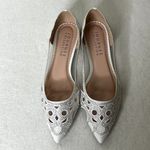 Journee Collection Journee Batavia Pinted Toe White Rhinestone Flats Photo 4