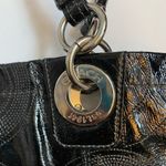 Coach  • Solid Black Alex Patent Leather Shoulder Bag Purse Photo 58