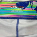 FILA ‎ Sport Running Shorts Large Multicolor Palm Trees Photo 4