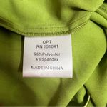 NWT OPT lime satin strappy dress Sz XS Photo 3