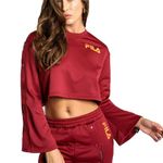 FILA Aurora Flared Crop Sweatshirt Photo 3